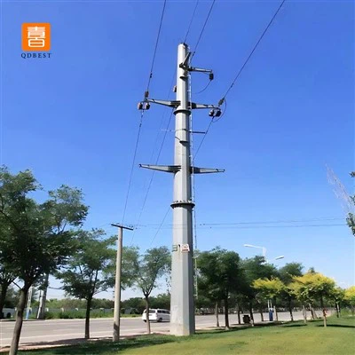 Tháp đơn cực thép mạ kẽm 33kV