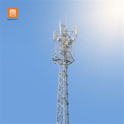 Tháp hình ống thép truyền thông tự hỗ trợ hình tam giác